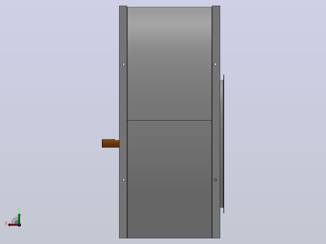 SYDS-E离心风机[SYDS1000 E]亿利达左视图