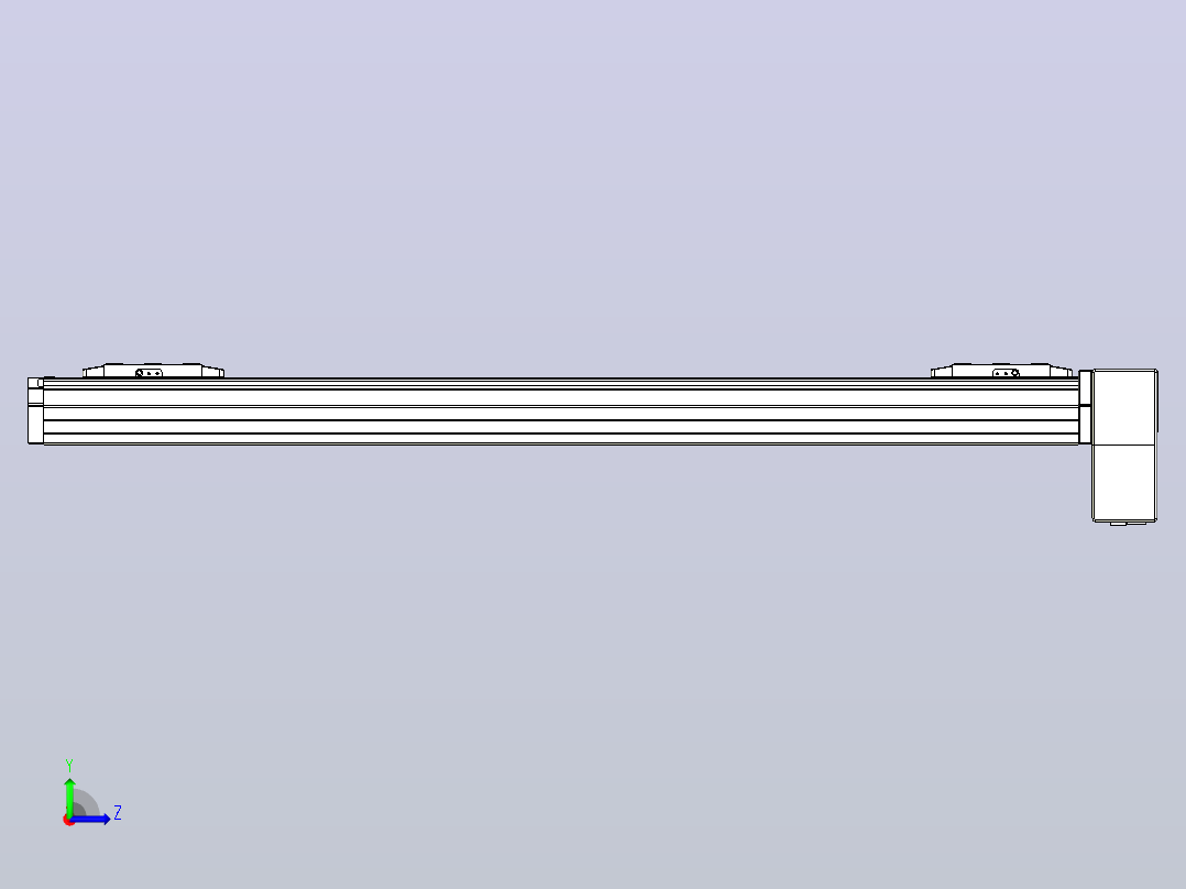 皮带直线轴双滑块型TPA-GCBS-80-P60-L325-LP-M20-N3左视图