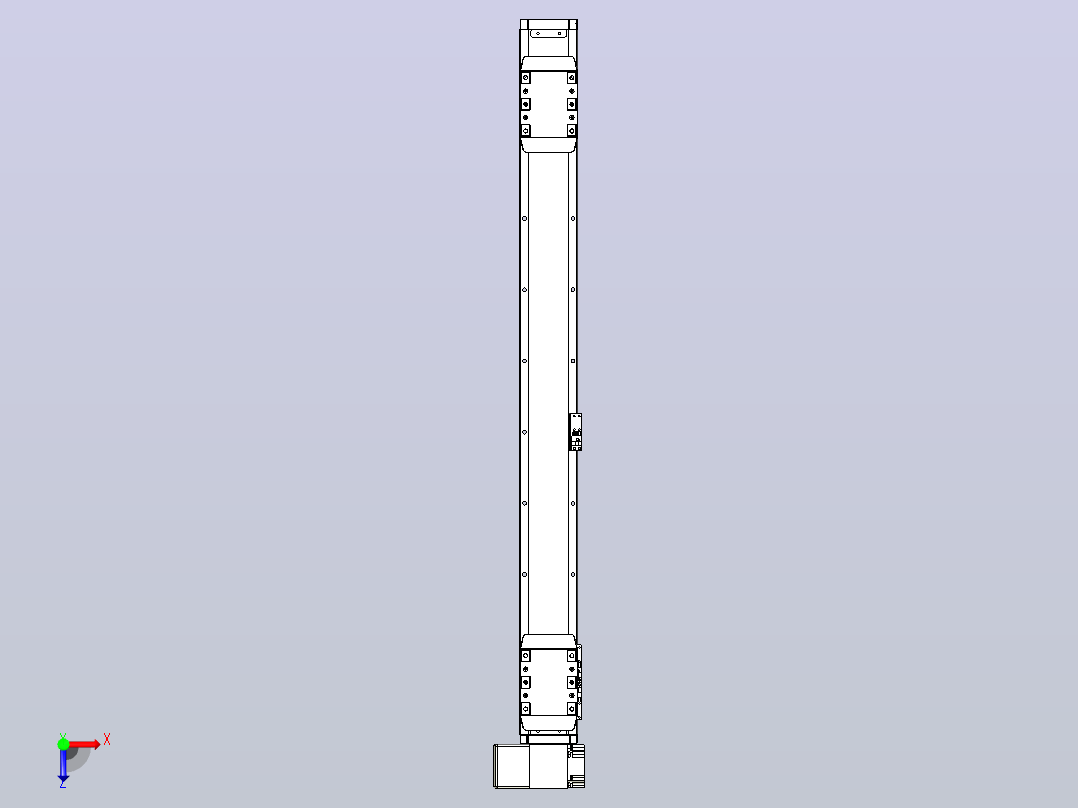 皮带直线轴双滑块型TPA-GCBS-80-P60-L325-LP-M20-N3俯视图