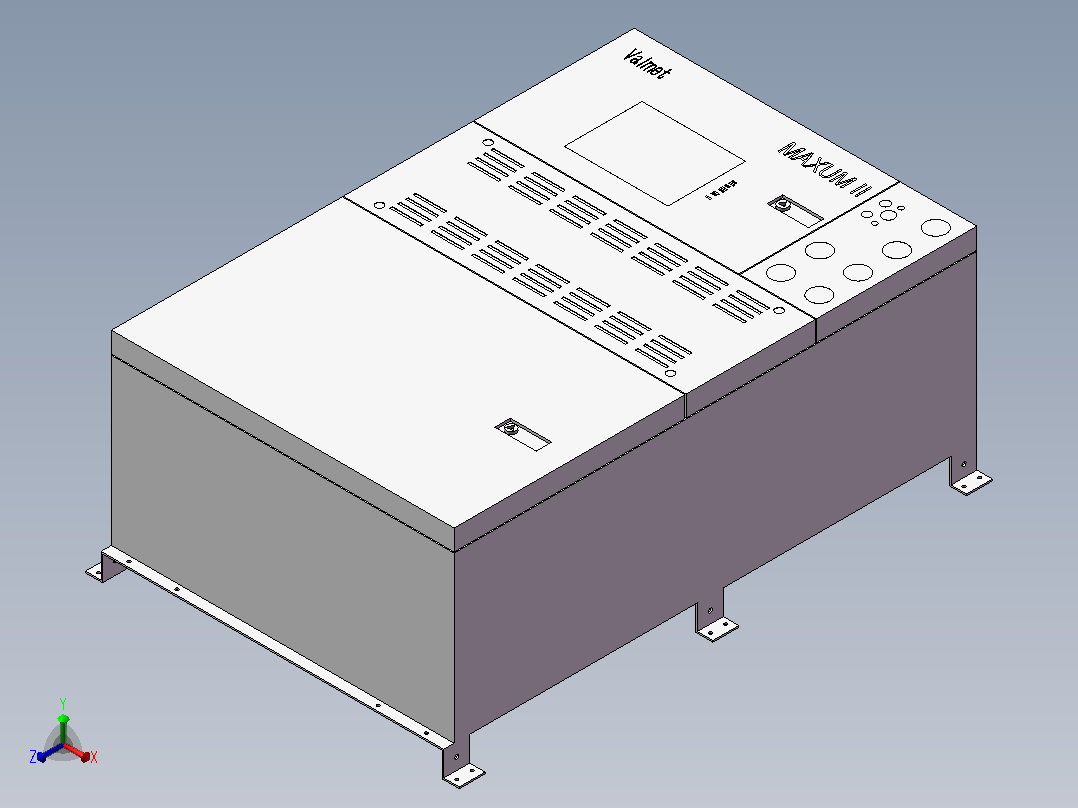 Valmet-MAXUM II GC 仪表正等轴测图
