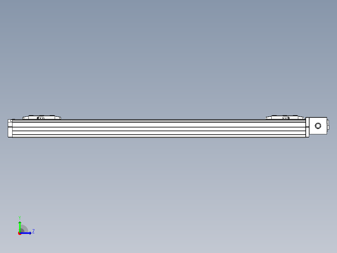 皮带直线轴双滑块型TPA-GCBS-80-P60-L350-DL-M20-N3左视图