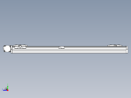 皮带直线轴双滑块型TPA-GCBS-80-P60-L350-DL-M20-N3右视缩略图