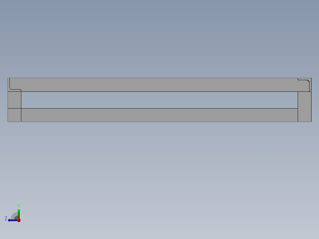 钢结构图右视图
