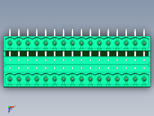 DEGSON 2EDG 系列 5.0mm 可插拔接线端子组-2EDGRH-5.0-32P-14-00AH俯视缩略图