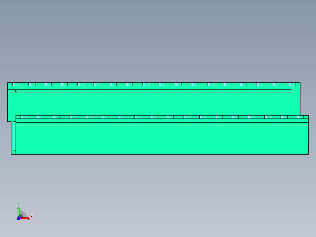 DEGSON 2EDG 系列 5.0mm 可插拔接线端子组-2EDGRT-5.0-36P-14-00AH前视图