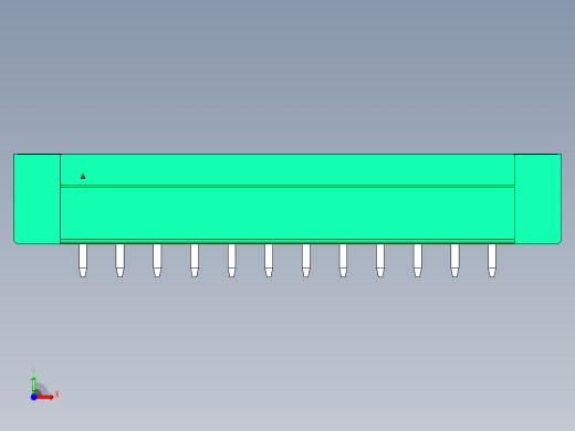 DEGSON 15EDG（公头） 3.81mm 螺钉锁紧，插拔式接线端子 FullPack-15EDGVM-3.81-12P-14-00AH前视缩略图