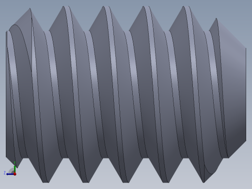 UNC 平头紧定螺钉-UNC SET SCREW 6-32 x0.187.SLDPRT右视缩略图
