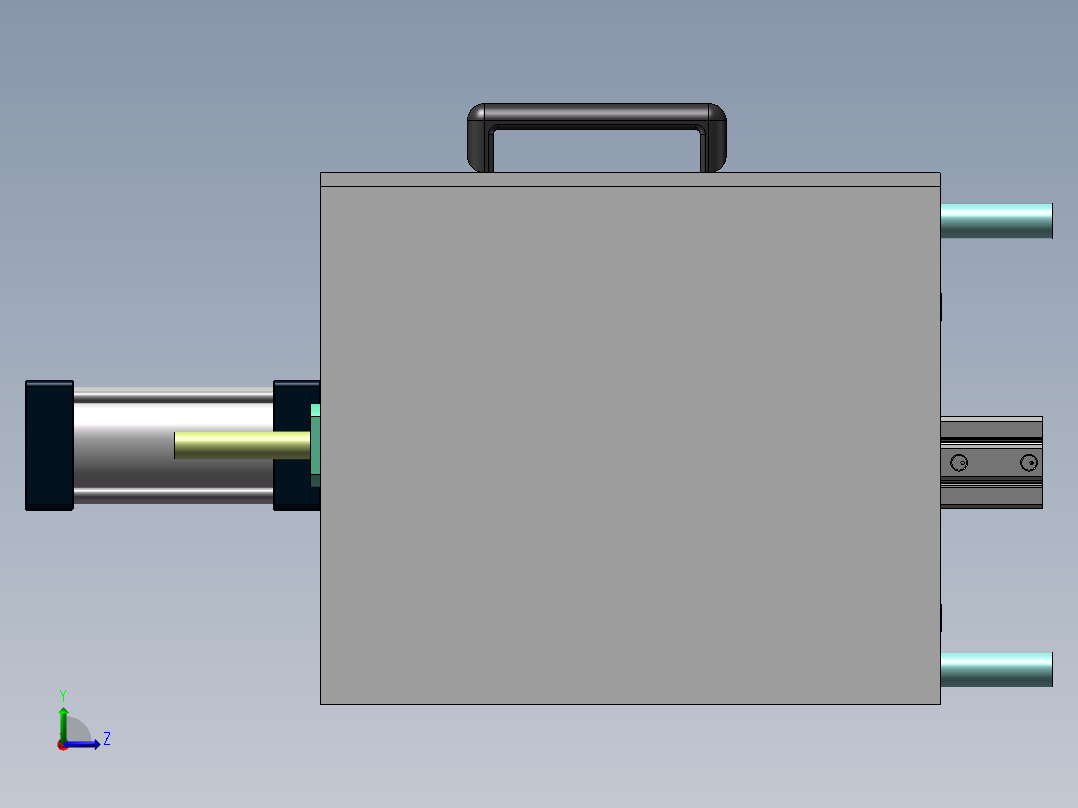产品高压测试机（X-T）左视图