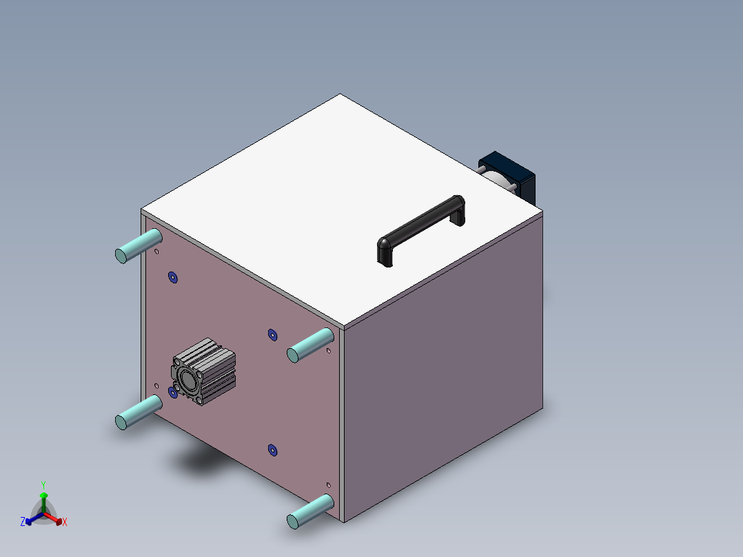 产品高压测试机（X-T）正等轴测图