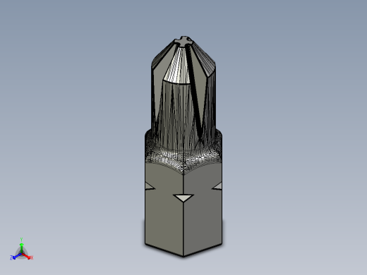 Sechskantbit 挂脖 六角起子头固定器正等轴测缩略图