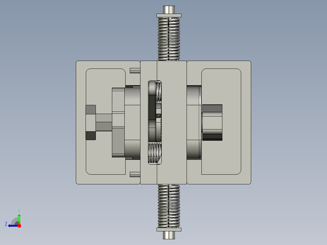 自动集装箱锁右视图