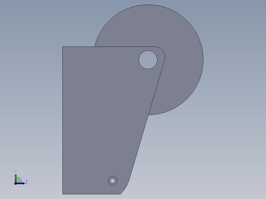 绞车概念样机--sw左视图