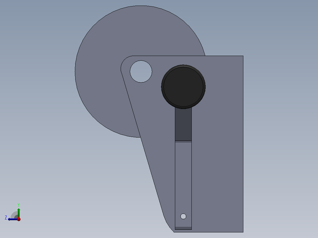 绞车概念样机--sw右视图