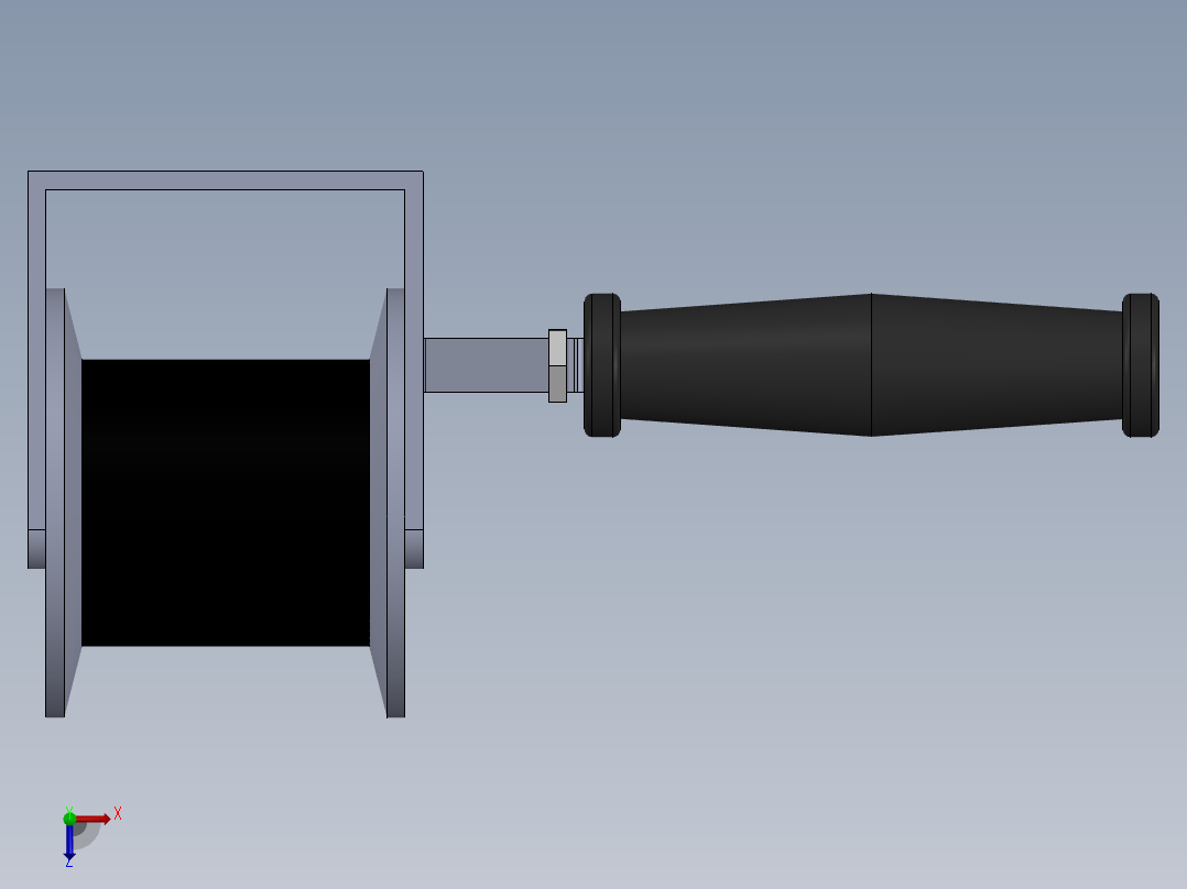 绞车概念样机--sw俯视图