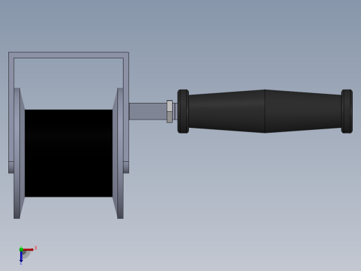 绞车概念样机--sw俯视缩略图