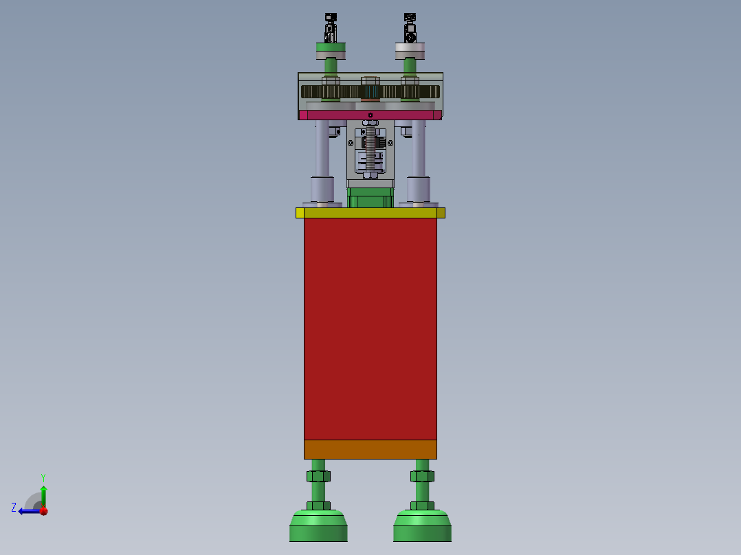 旋转模组测试设备右视图