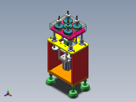 旋转模组测试设备正等轴测缩略图
