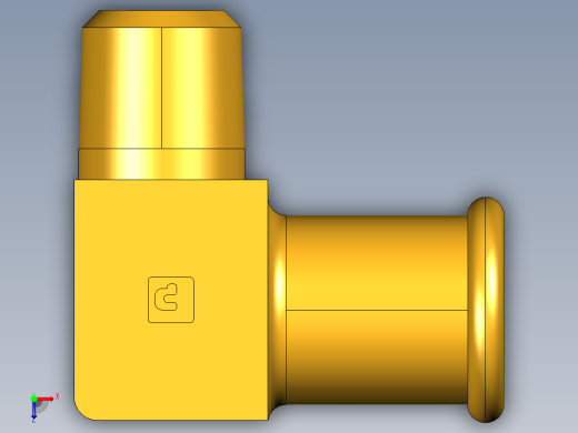 倒齿式工业管接头Beaded Hose Barb 90Deg Elbow Tube to Male Pipe 269HB-10-4俯视缩略图