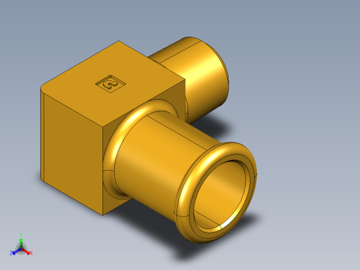 倒齿式工业管接头Beaded Hose Barb 90Deg Elbow Tube to Male Pipe 269HB-10-4正等轴测缩略图