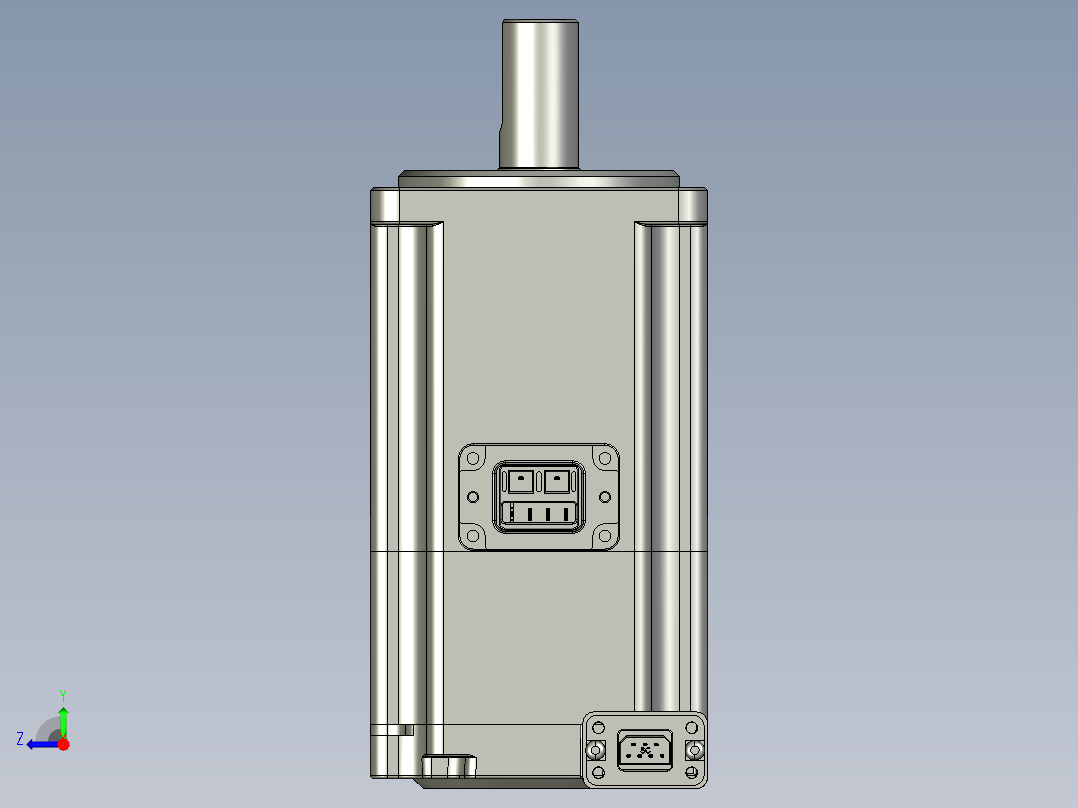 电机MS6H-60CN30BZ3-20P4-S.STEP右视图