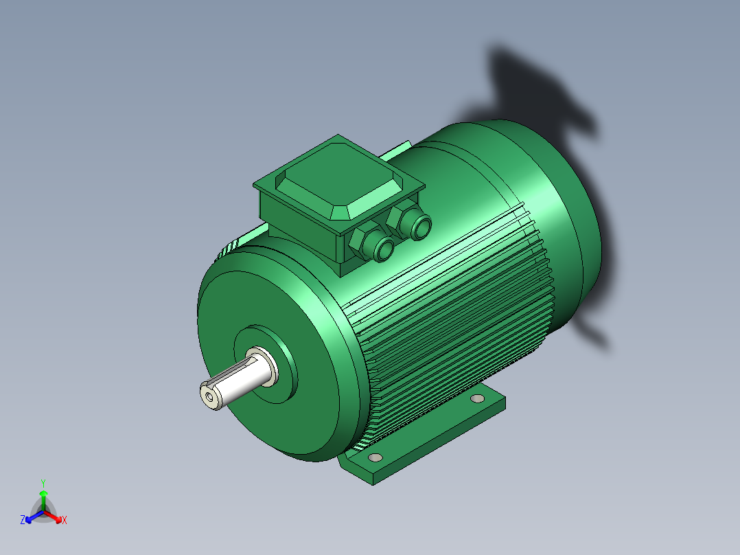 电机正等轴测图