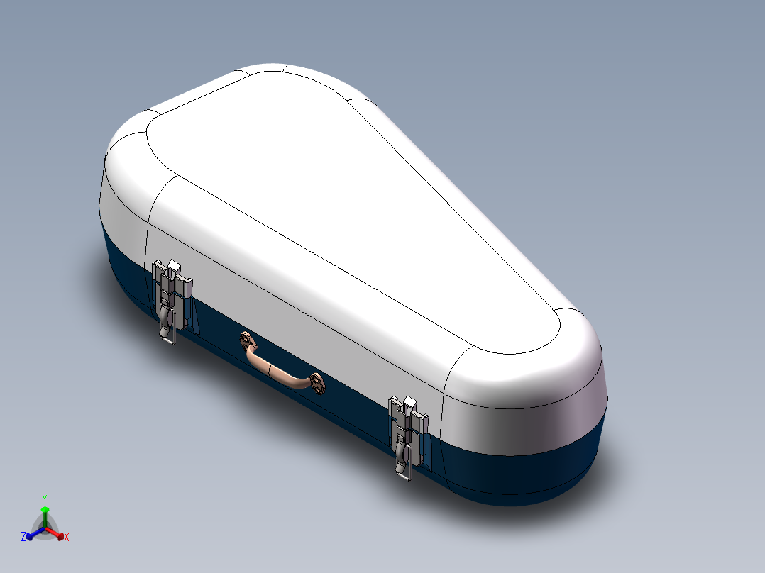 箱子工具箱正等轴测图