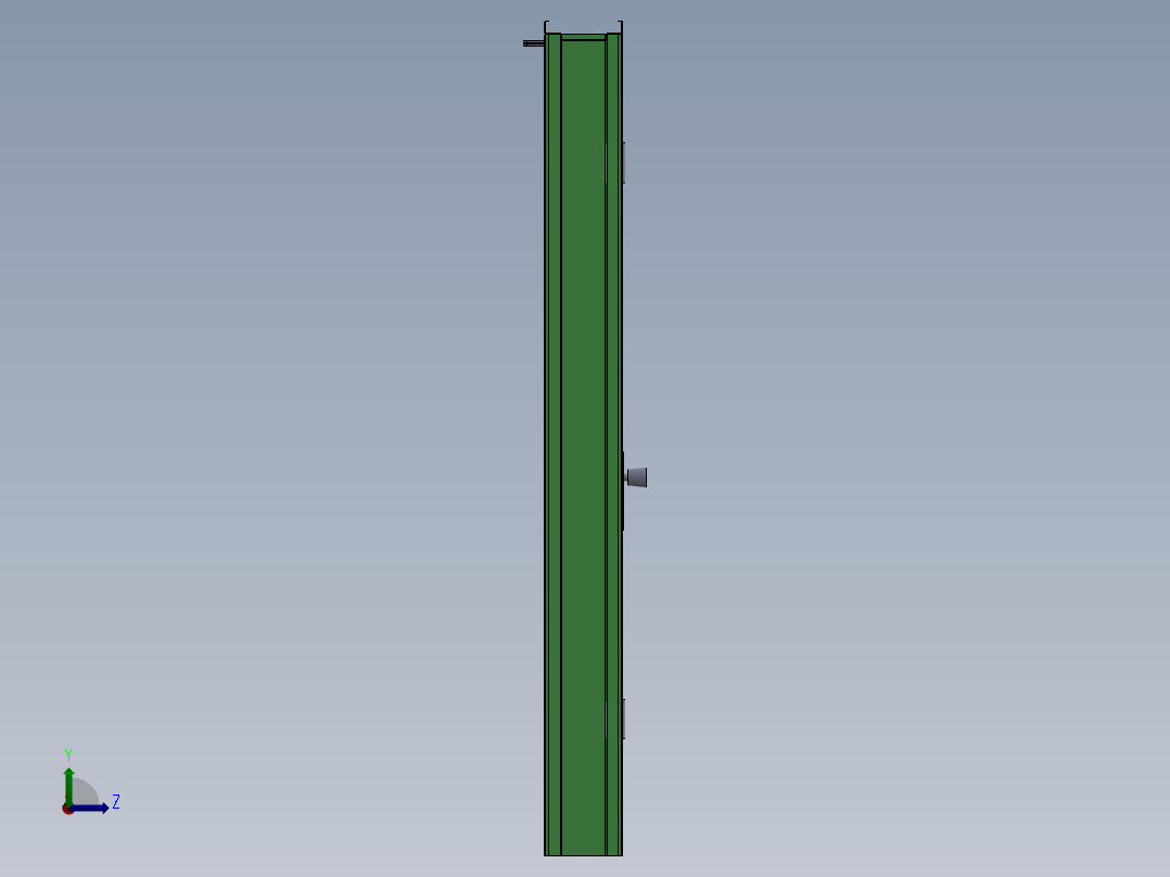门和门套左视图