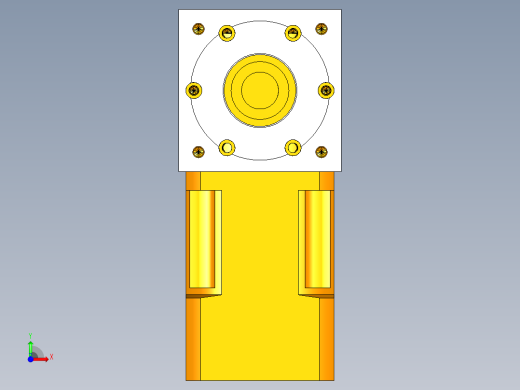 换向器PW70单轴 PLX60-L1 14-50-70-M4.stp前视缩略图