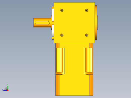 换向器PW70单轴 PLX60-L1 14-50-70-M4.stp右视缩略图