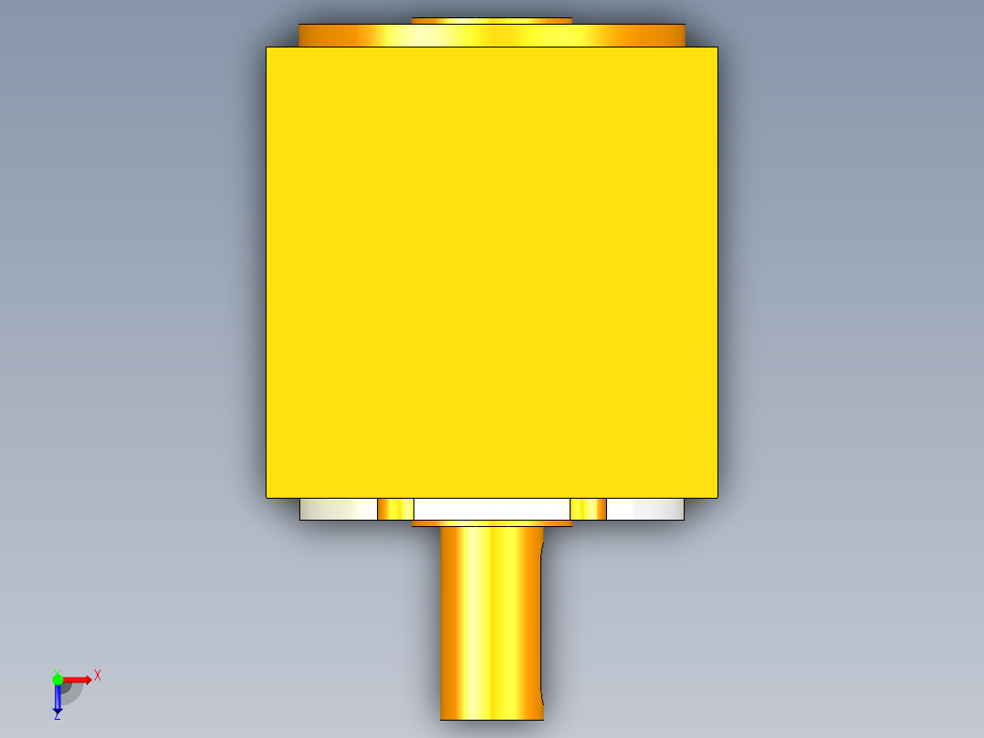 换向器PW70单轴 PLX60-L1 14-50-70-M4.stp俯视图