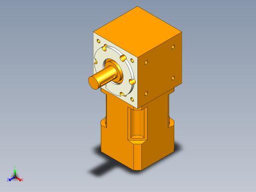 换向器PW70单轴 PLX60-L1 14-50-70-M4.stp正等轴测缩略图