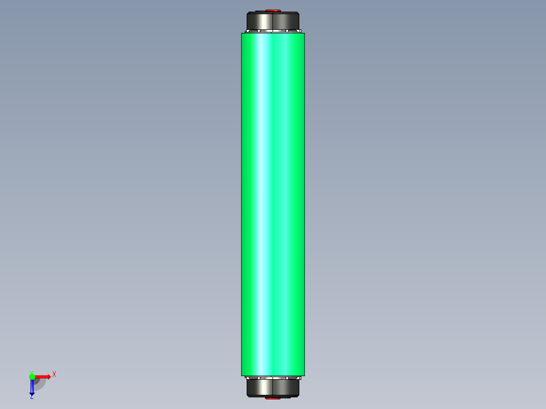 LE-XC4545-电动滚筒驱动皮带线俯视图