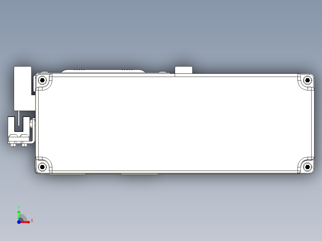 TPA-KNR-86E-1610C-L850A1-ML-BJ60-N3线性模块铝制底座前视图