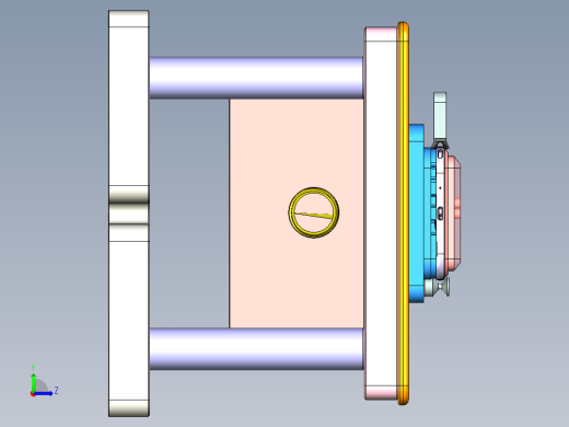 ZX550笔记本CNC工装夹具三维模型-CNC9-0527citie 左视缩略图