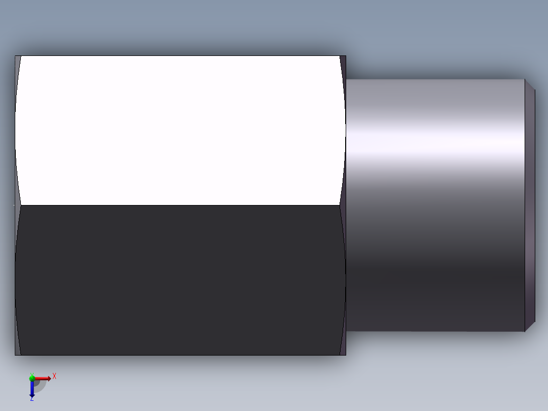直通内螺纹接头、5DB-16-04俯视图
