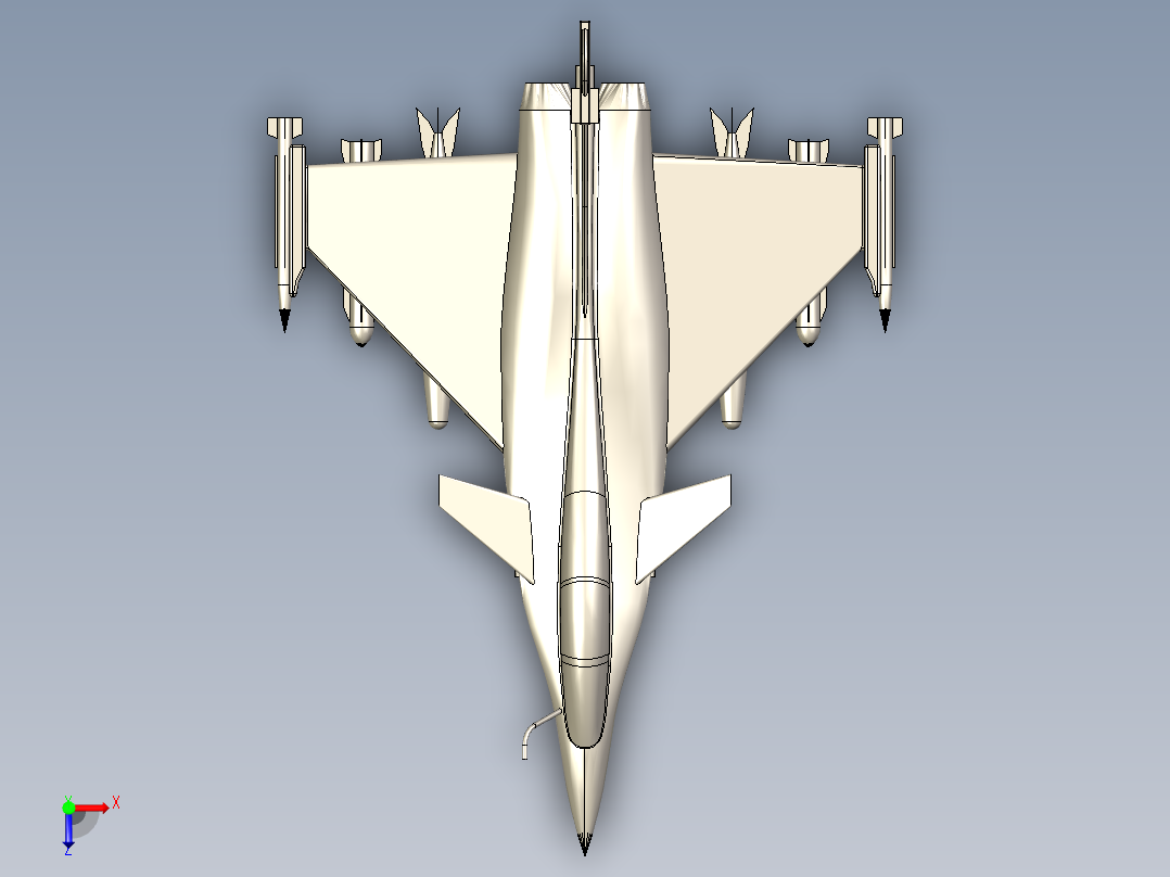 B2003999-阵风战斗机俯视图