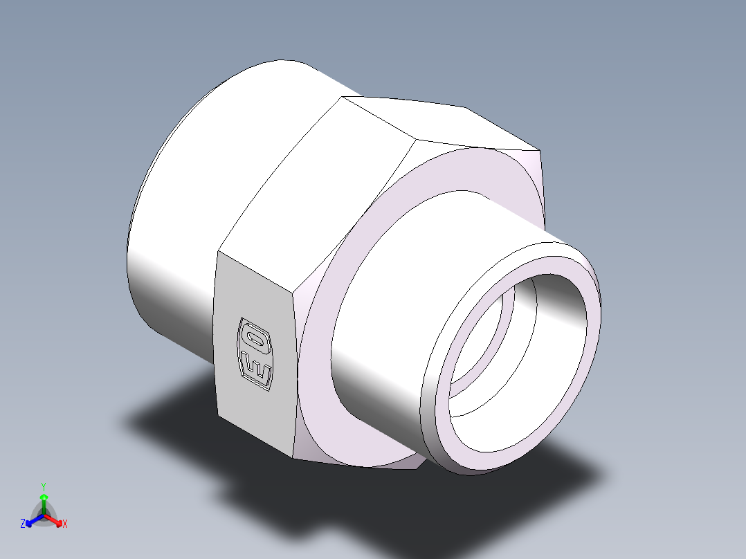 直通变径-GR、1D-30-36主视图
