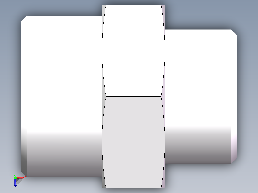 直通变径-GR、1D-30-36俯视图