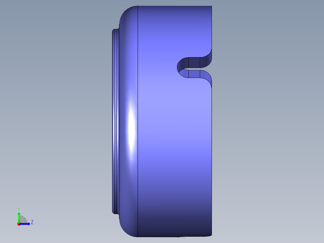 烟灰缸(19)左视图