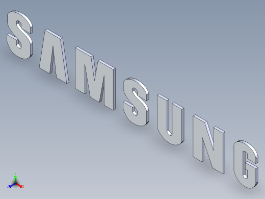 三星3d徽标型号11