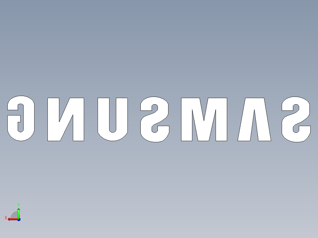 三星3d徽标型号11后视图