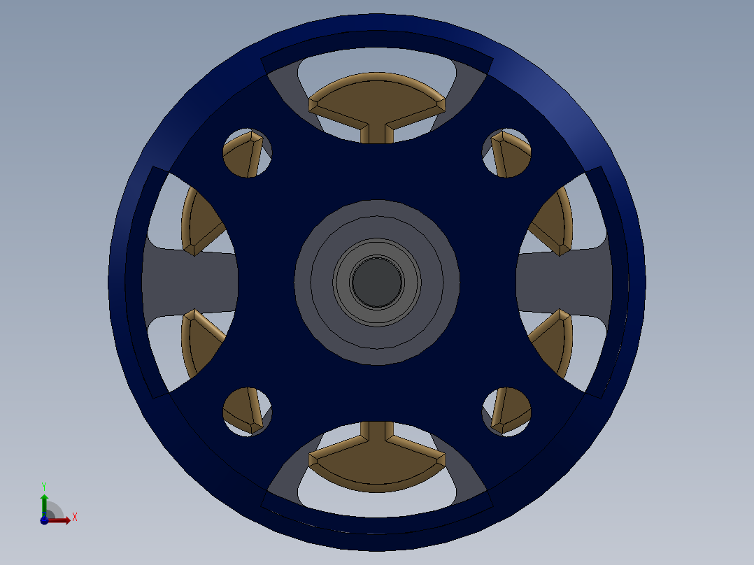 无刷直流电机-22前视图