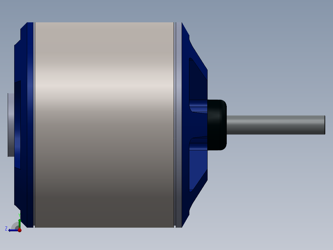 无刷直流电机-22右视图