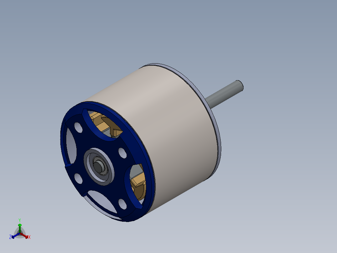 无刷直流电机-22正等轴测图