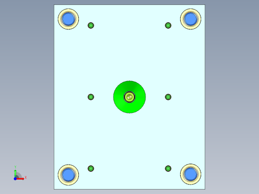 魔方方块（一出32穴）前视缩略图