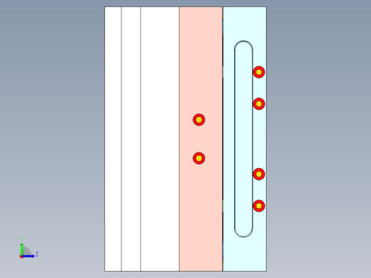 魔方方块（一出32穴）左视缩略图