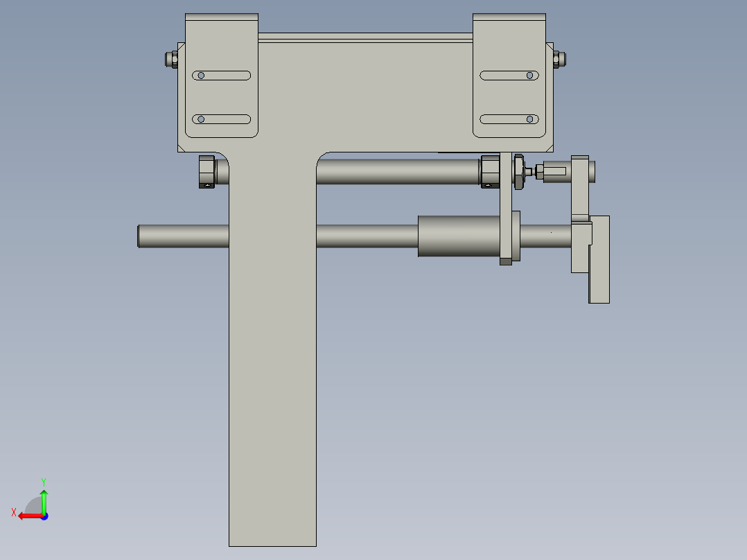 LXYC-BOSS020600下料推料组件后视图