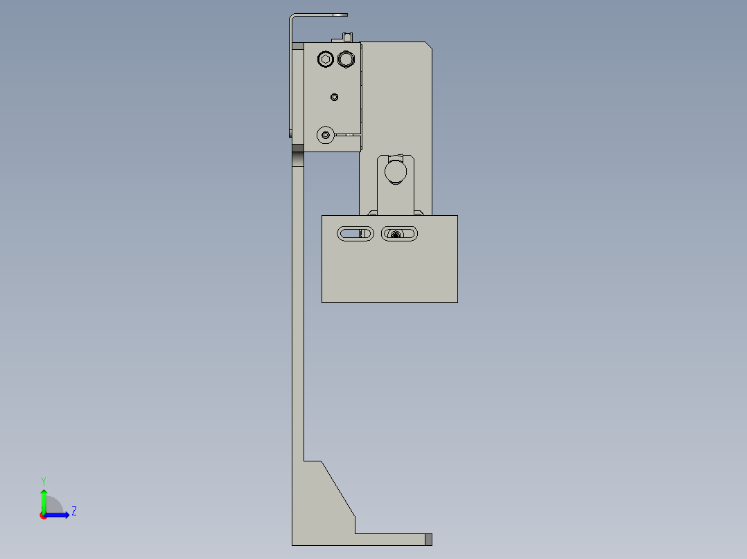 LXYC-BOSS020600下料推料组件左视图