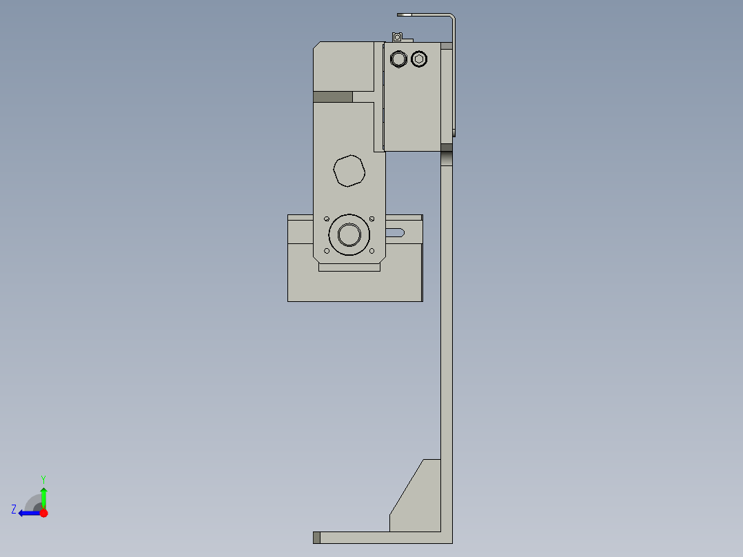 LXYC-BOSS020600下料推料组件右视图