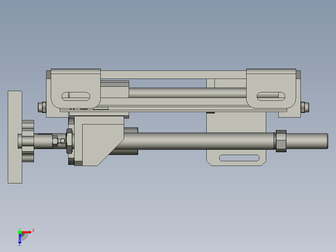 LXYC-BOSS020600下料推料组件俯视图